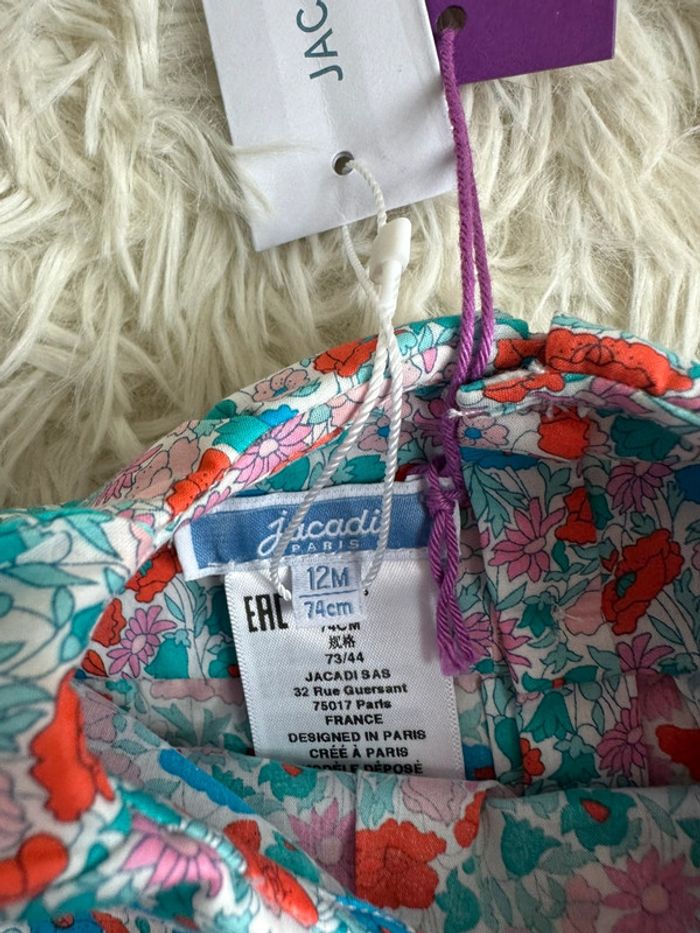 Blouse liberty Jacadi taille 12 mois - photo numéro 4