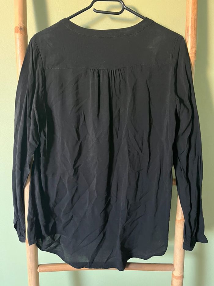 Blouse noire fluide Camaïeu - Taille 38 - photo numéro 3