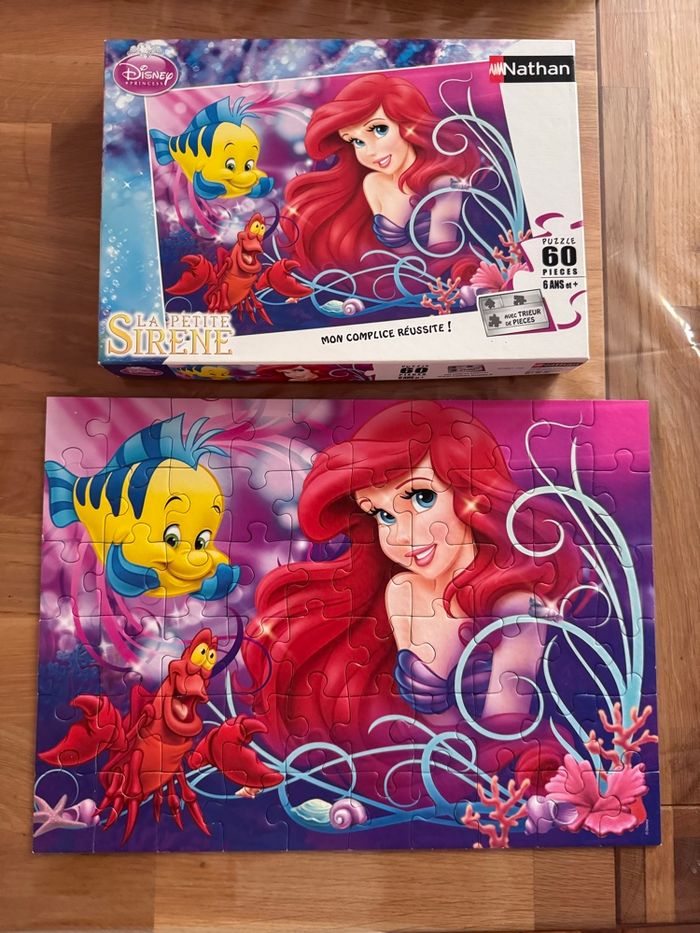 Puzzle la petite sirène Aladin Frozen princesse - photo numéro 3