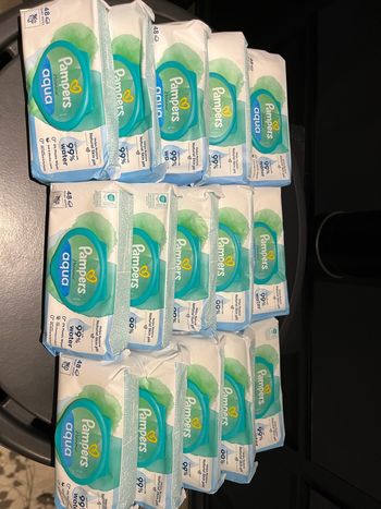 Lot lingettes Pampers Aqua harmonie 