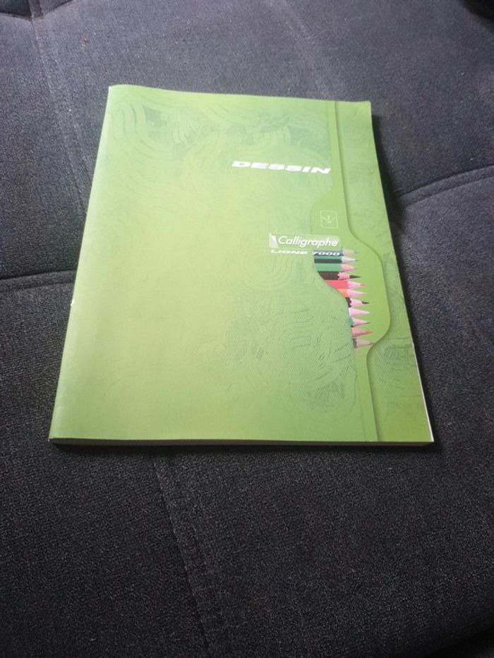Neuf cahier dessin 96 pages marque calligraphe
