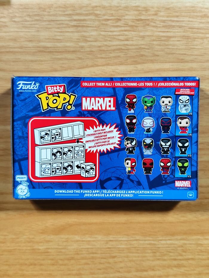 Boîte 4 Bitty Pop! Marvel Comics - Spider-Man & Ennemis (Chase Edition) - photo numéro 7