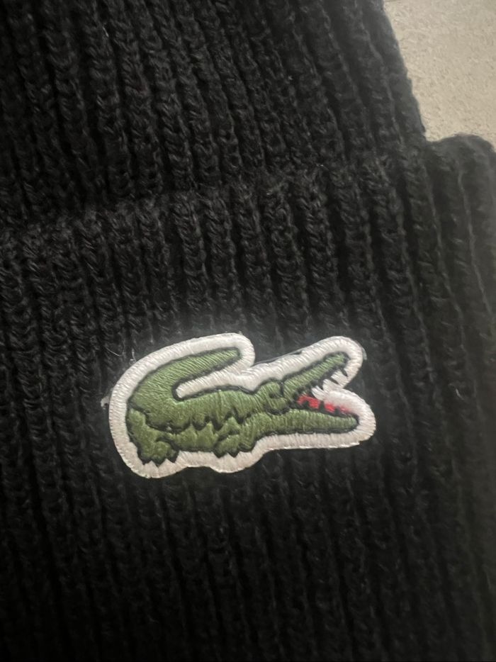 Bonnet Lacoste Taille Unique Noir Neuf avec étiquette - photo numéro 6