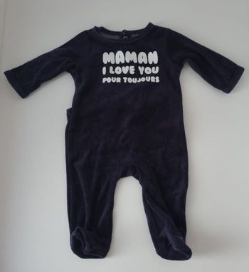 Lot de 3 pyjamas en velours