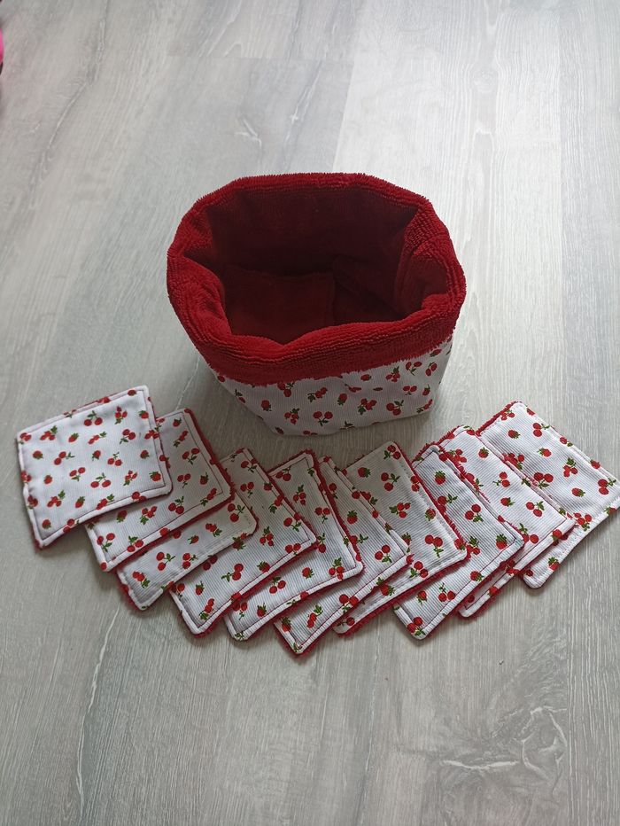 Panière et lingettes démaquillante lavable - photo numéro 4