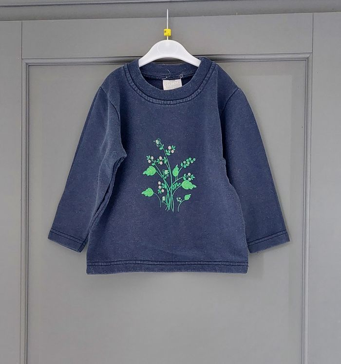 Pull bleu marine pour fille - 3 ans
