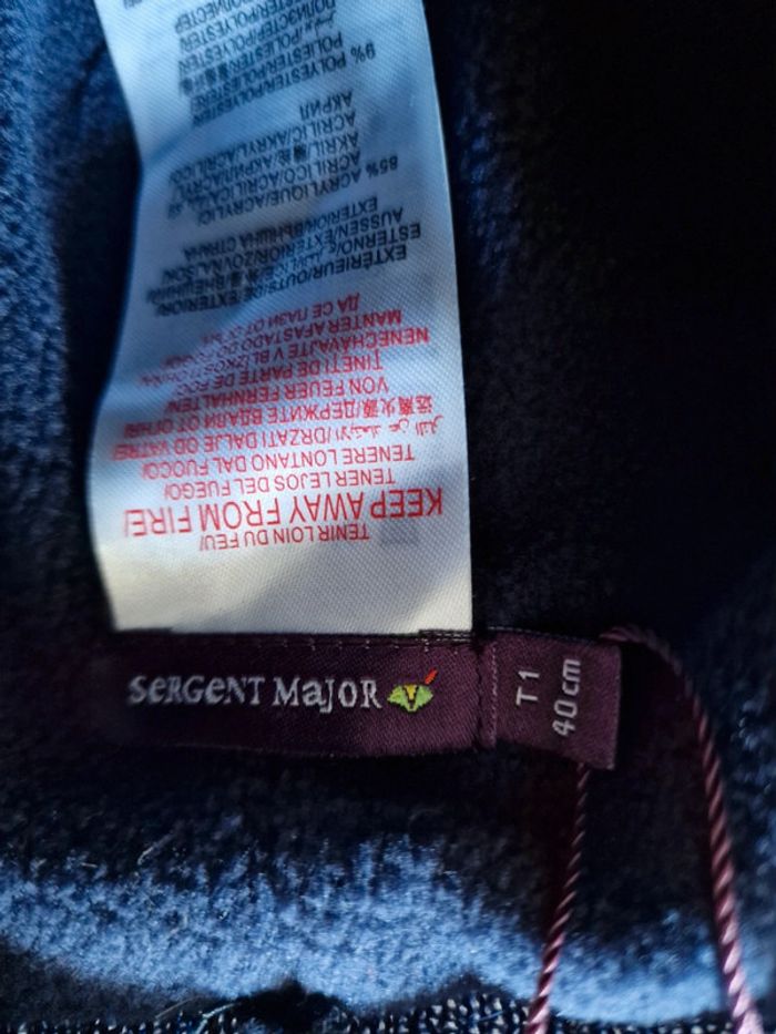 Ensemble bébé bonnet + moufles marine Sergent Major T1 (neuf 🏷) - photo numéro 14