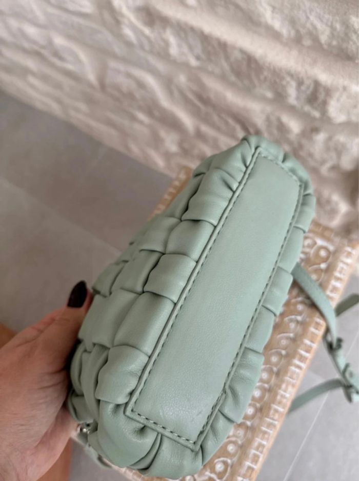 Sac bandoulière vert émeraude MANGO - 10 € - photo numéro 3