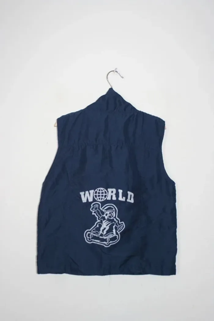 Sweat zippé sans manche taille 10 ans - photo numéro 3