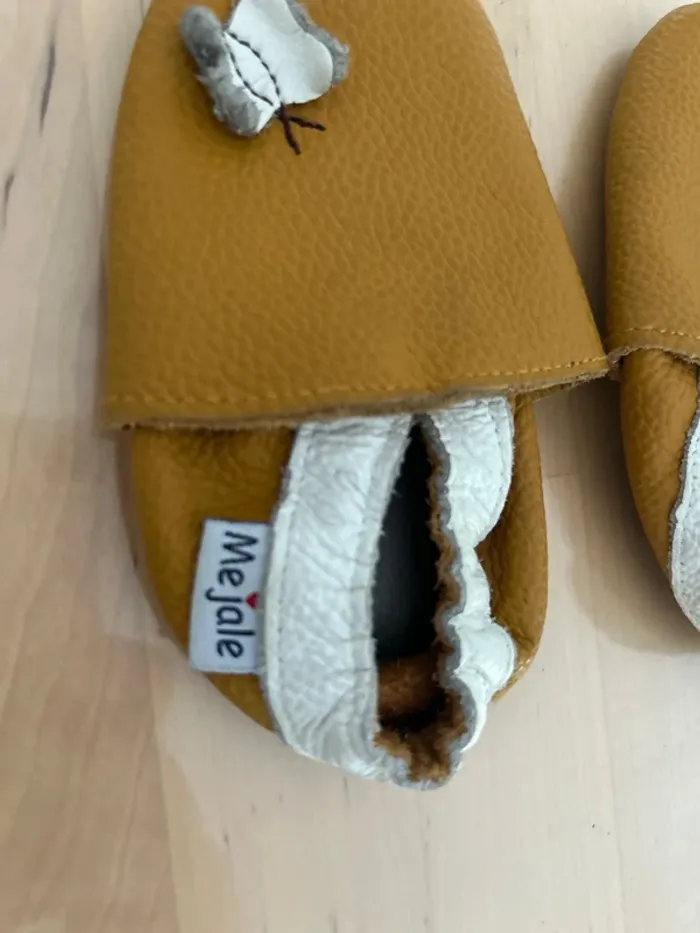 Chausson souple jaune moutarde Mejale - photo numéro 2