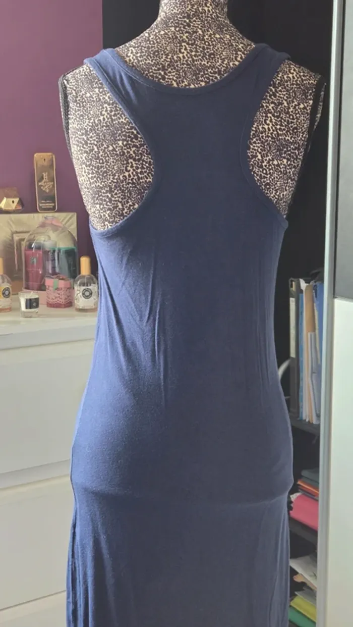 Robe bleu à Thème plume bleu de chez Véro Moda en Taille M/ 38 - photo numéro 5