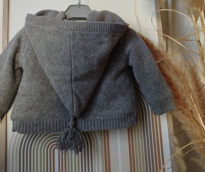 👶 Cyrillus Cardigan Garçon 3 mois NEUF - photo numéro 5