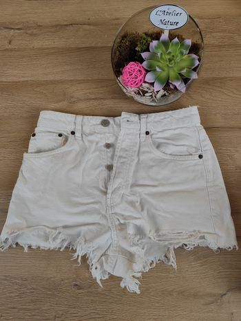 Short blanc Zara