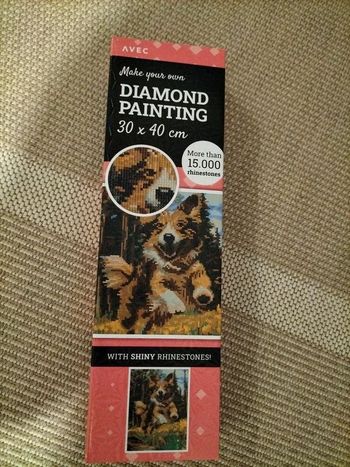 🎨Diamond Painting - Chiot qui gambade🎨