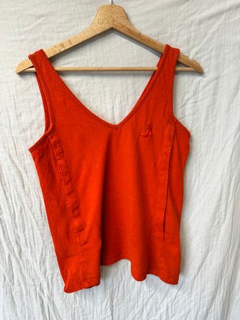 Débardeur d’allaitement Tajinebanane – Lin’déclassable – Orange – Taille S 🧡