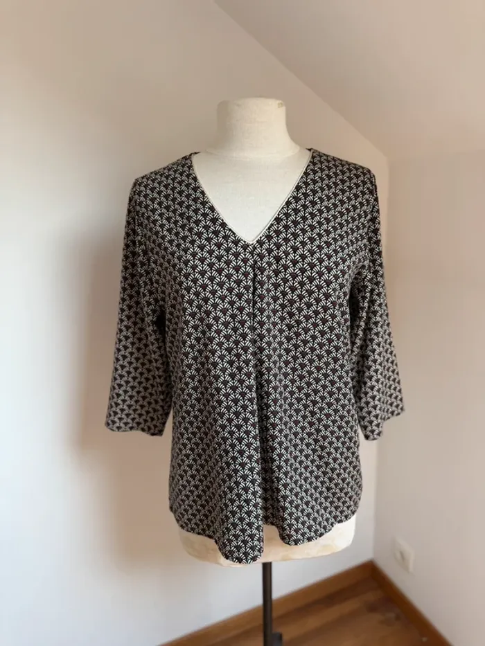 Superbe blouse fluide neuve Rue des Abesses 🌸 T 2 38 40