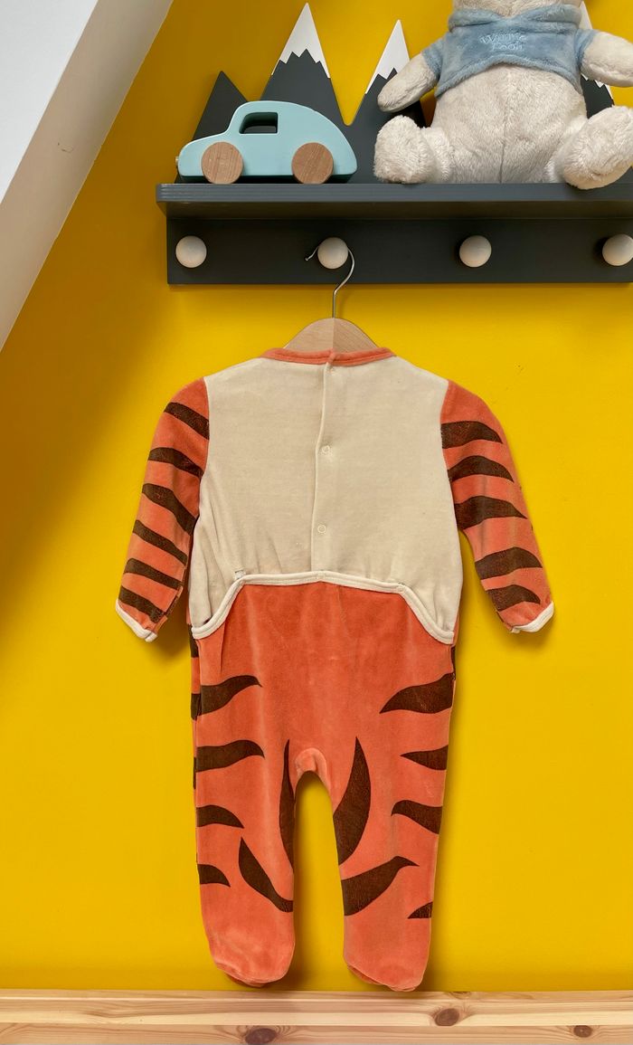 Pyjama grenouillère en velours Tigrou Disney 18 mois - photo numéro 3