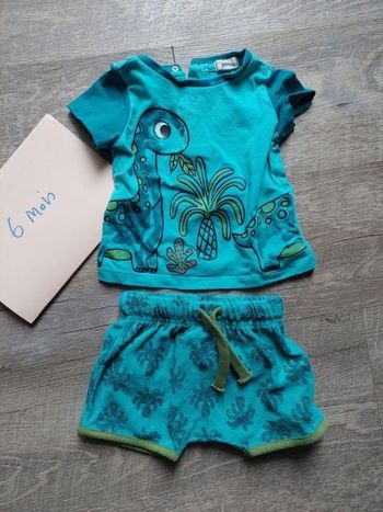 Ensemble 6mois dpam short tee shirt