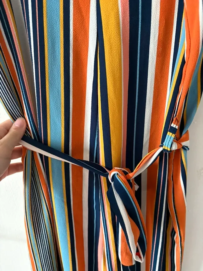 Combinaison rayé multicolore - photo numéro 2
