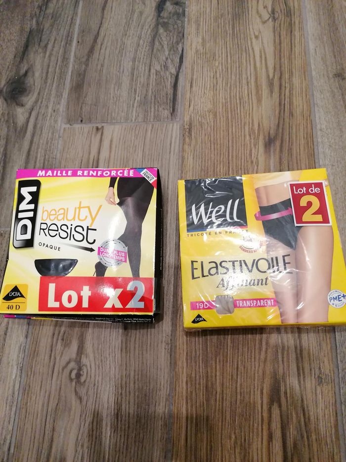 Lot collant dim well taille 4