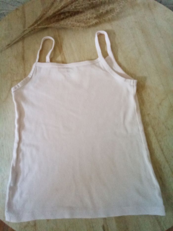 Lot 2 chemises de corps à bretelles Tex taille 2/3 ans - photo numéro 4