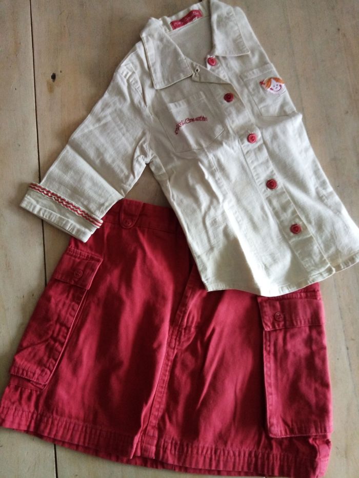 Ensemble jupe chemise