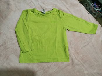 Tee shirt ML vert 2 ans orchestra