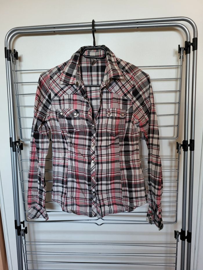 Chemise à carreaux