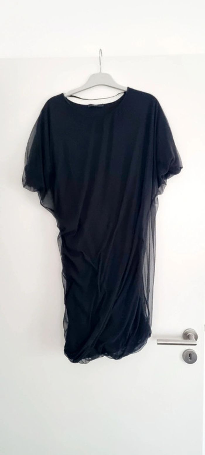 Robe courte noire cos tulle S 36
