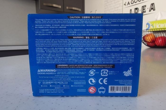 Figurine Hot Toys Cosbaby Cosrider Marvel Captain America - photo numéro 9