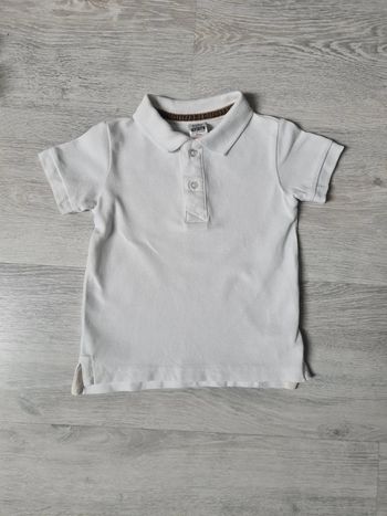 Polo blanc Zara Baby 12-18 mois 82 cm