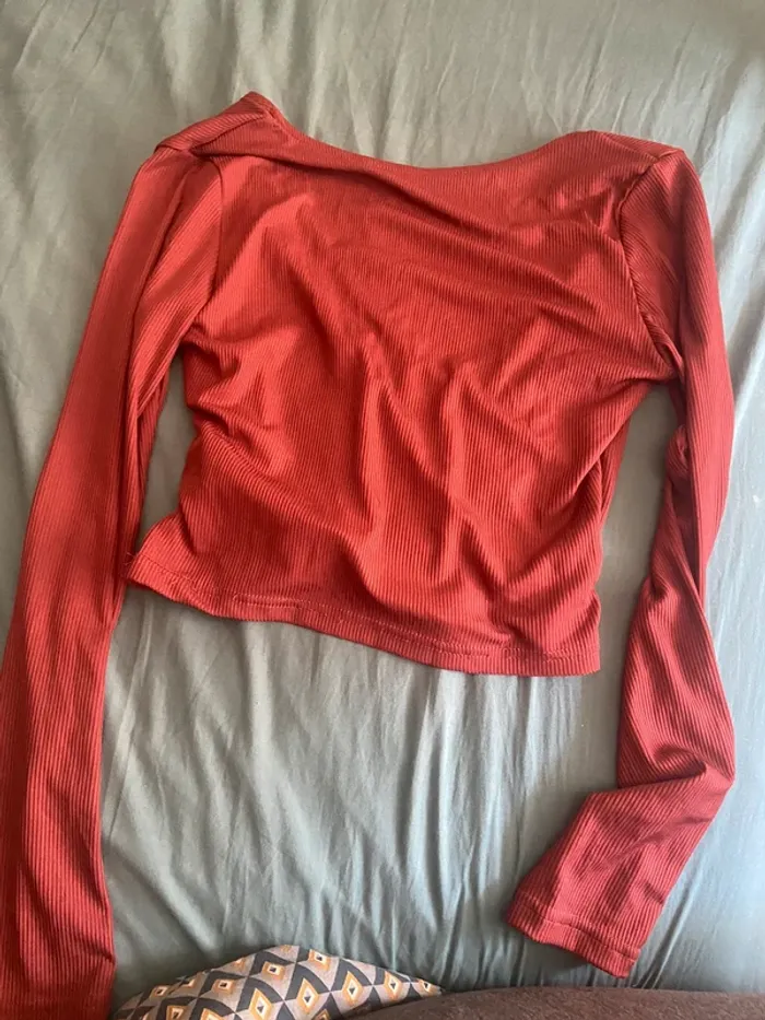 Crop top manches longues M - photo numéro 2