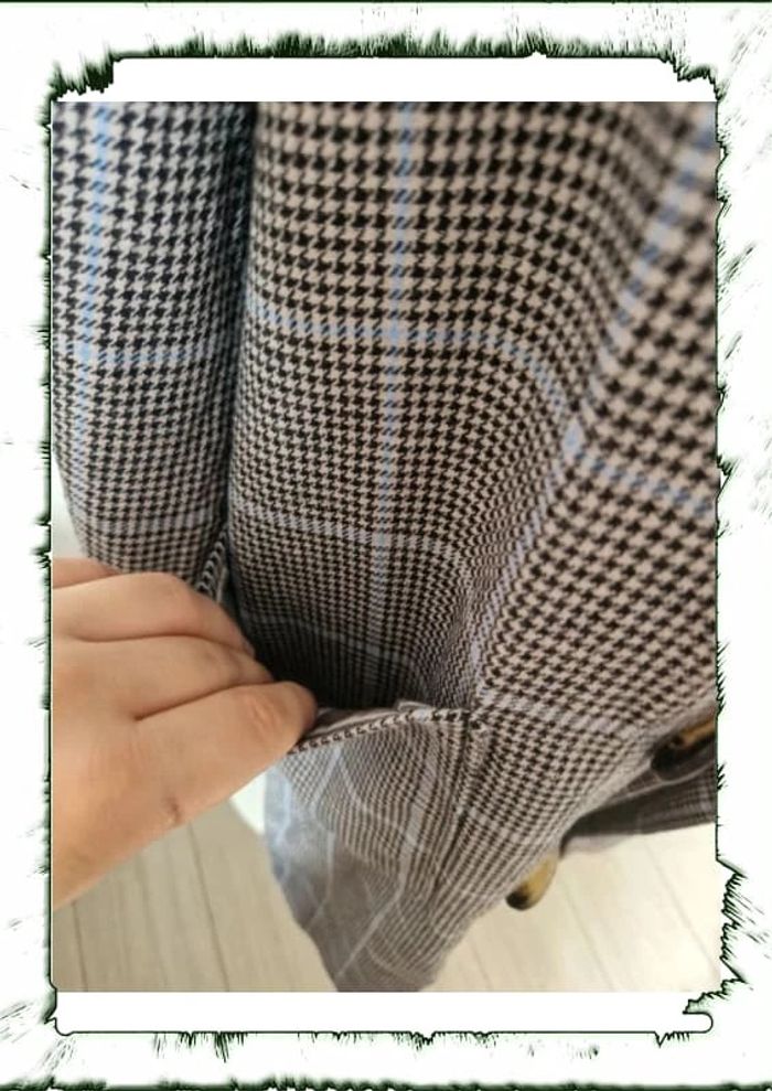 Manteau long zara carreaux - photo numéro 5