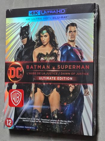 Batman V Superman L'Aube de la Justice Blu-Ray 4k Ultra Hd (Édition Ultimate) neuf sous Blister