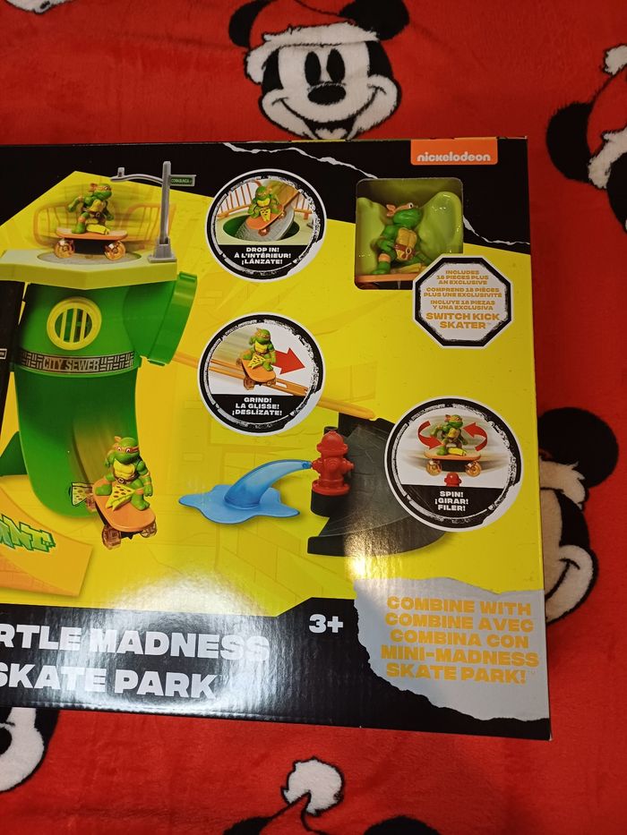 🧸Jeux skate park turtles ninja Dès 3ans + neuf avec étiquette nickelodeo - photo numéro 2
