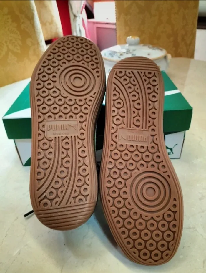 Baskets Puma Palermo neuves vert sapin / vert foncé - vert anis - photo numéro 5