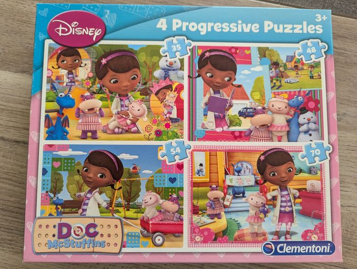 Puzzle doc mc stuffins 3 ans 35 pièces 48 pièces 54 pièces et 70 pièces