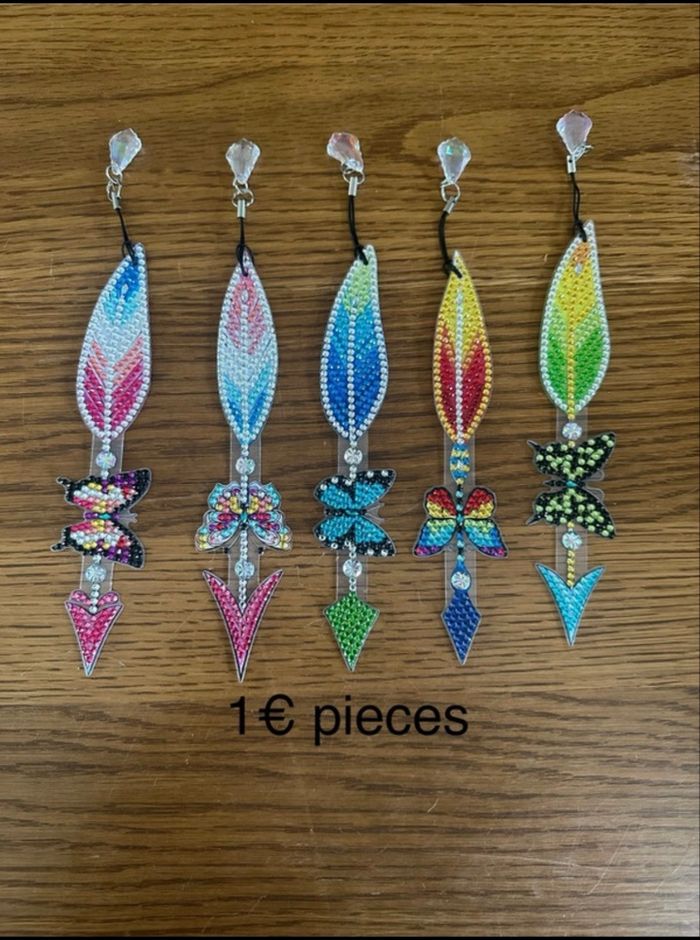 Marque page peinture diamant