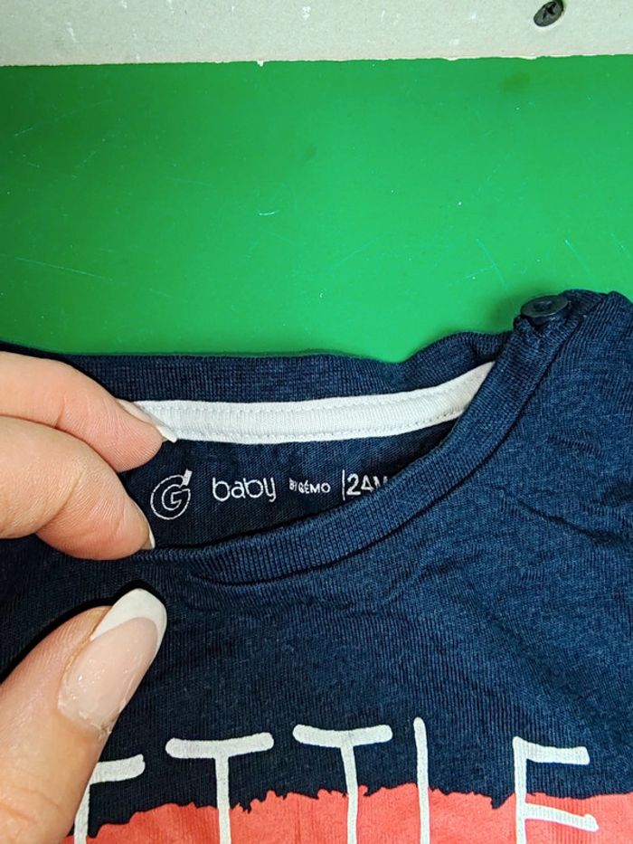 Lot t shirts manches longue 23/24 mois - photo numéro 4