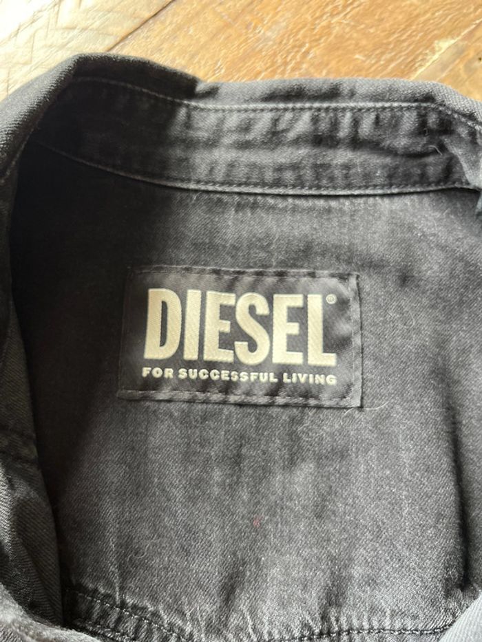 Chemise jean noir Diesel - photo numéro 6