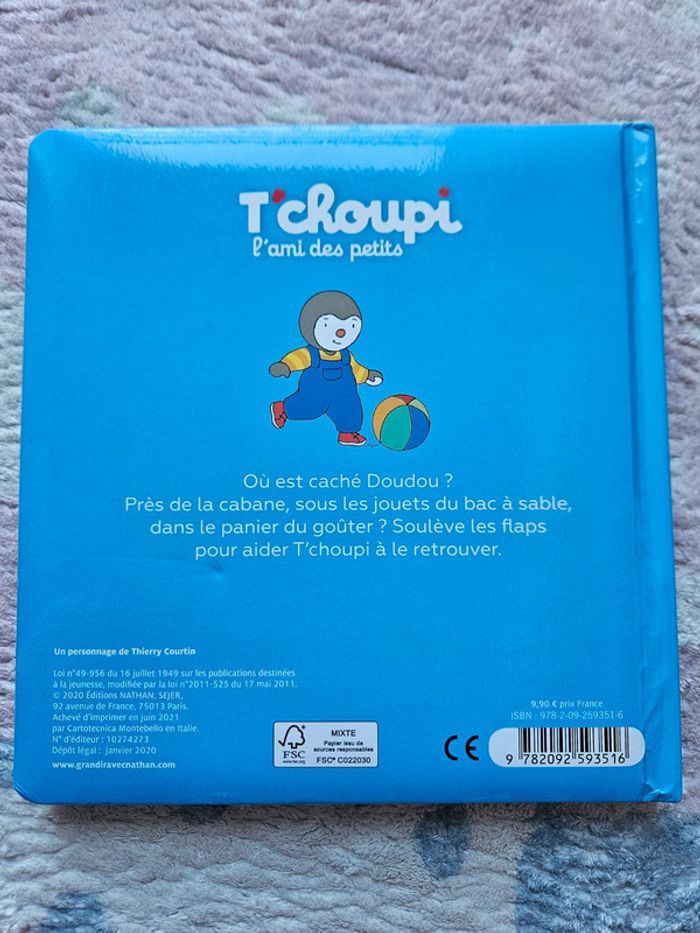 Livre flaps :Tchoupi doudou se cache au parc - photo numéro 2