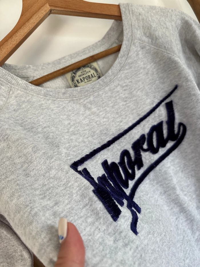 Pull gris Kaporal taille XS - photo numéro 3