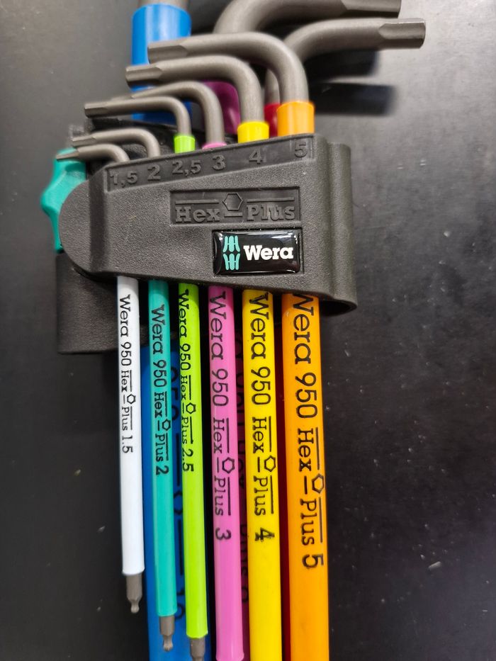 Jeu de clés mâles coudées. Wera - photo numéro 2