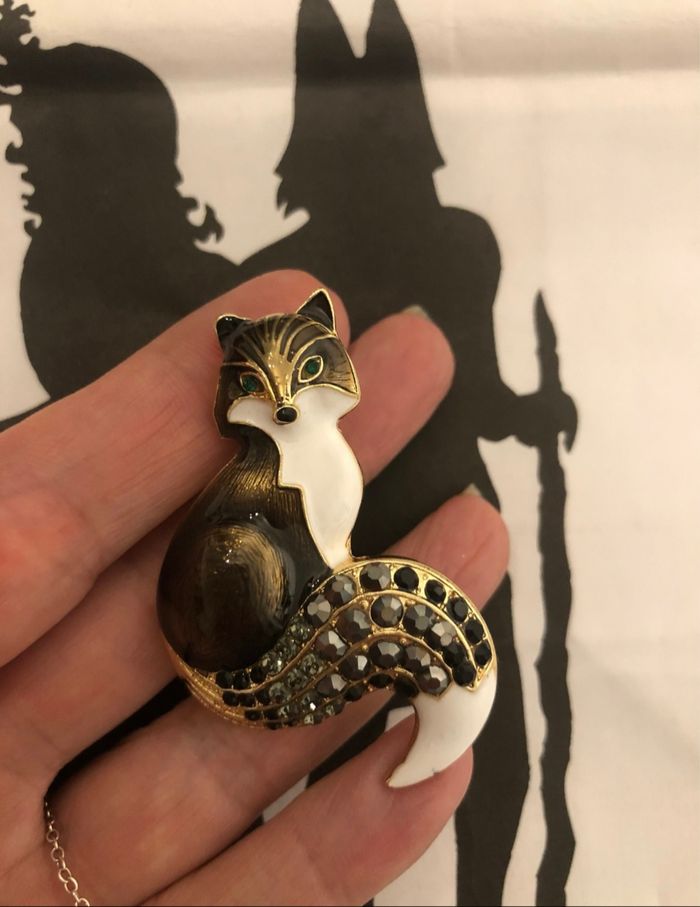 Broche Renard  brun - photo numéro 4