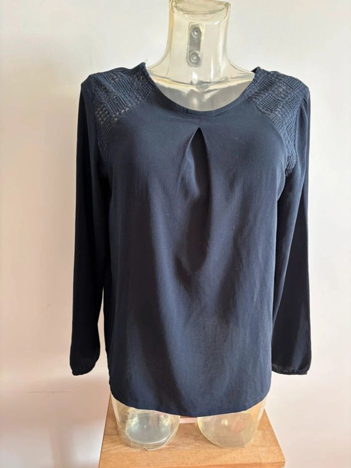 Blouse bleu marine