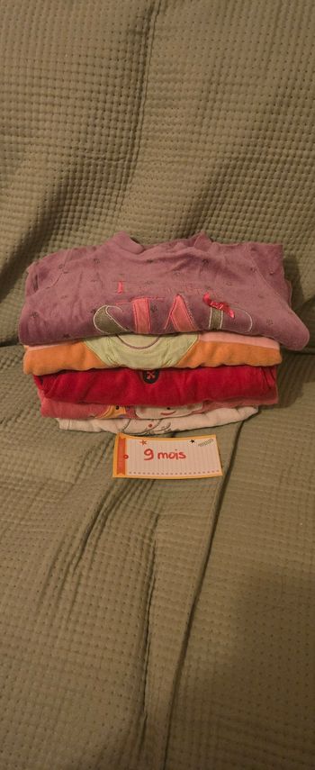 5 pyjama 9mois fille 