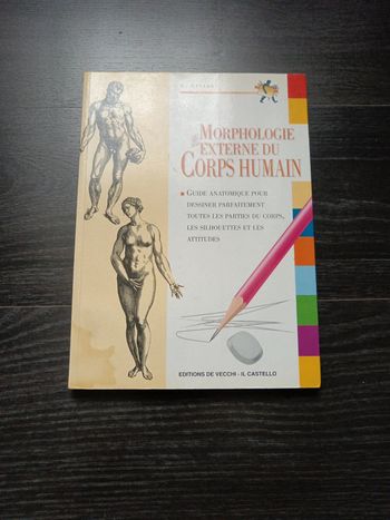 Livre dessin morphologie externe du corps humain