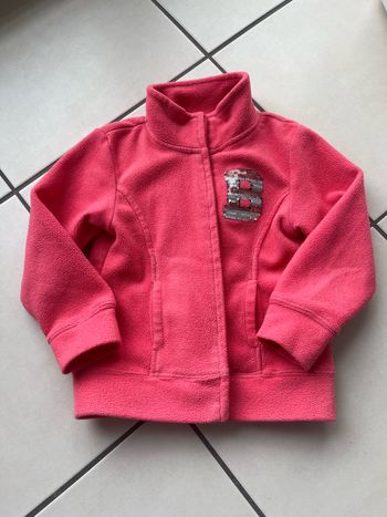 Veste polaire saumon