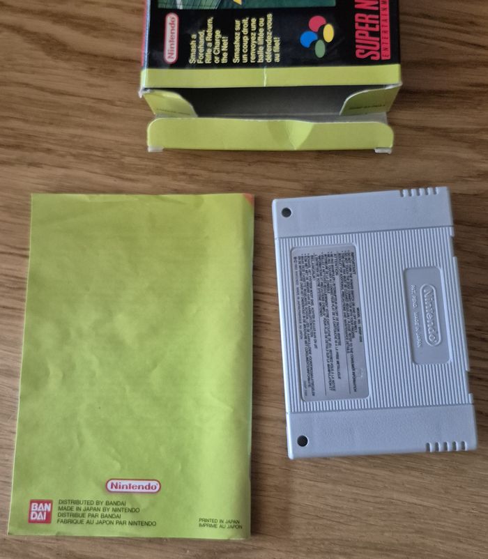 Jeu Super Tennis Super Nintendo SNES Complet ( sans cale ) Pal Fra Fah - photo numéro 5