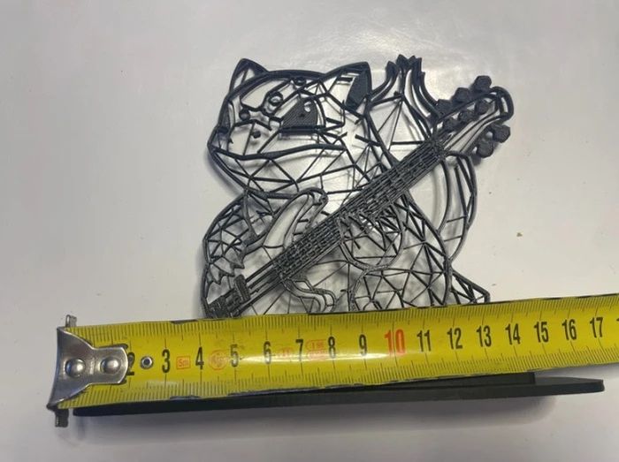 Pokémon Bulbizarre Musicien - décoration géométrique avec support - photo numéro 4